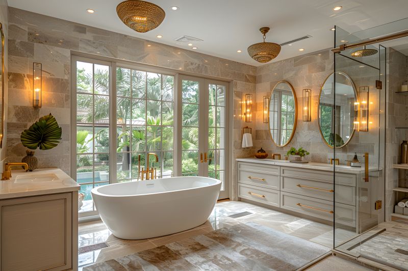 Luxury bathroom upgrade with a freestanding tub